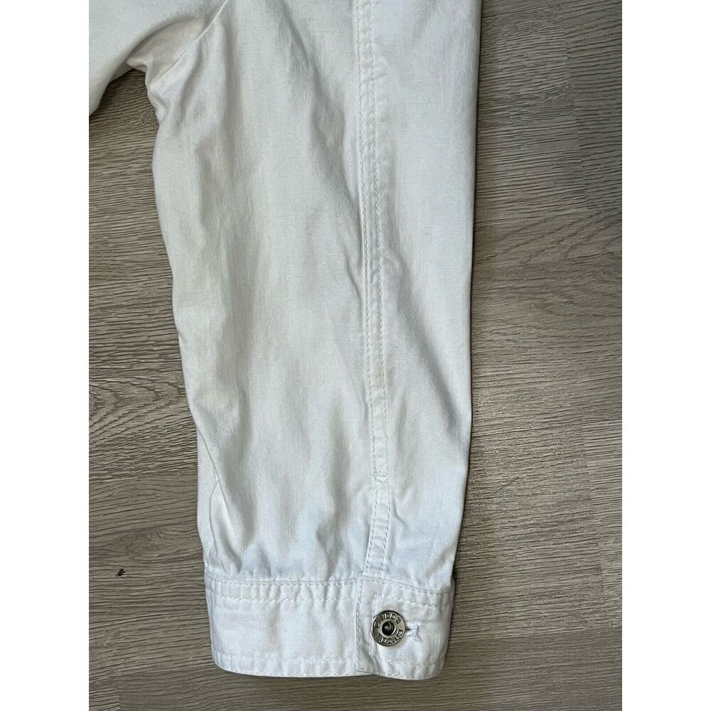 Chico's White Button-Front Jacket - Picture 9 of 9